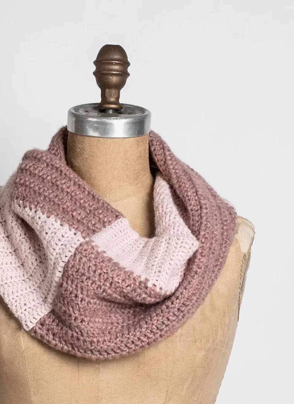 Blue Sky Fibers Anoka Cowl Häkelanleitung PDF weich