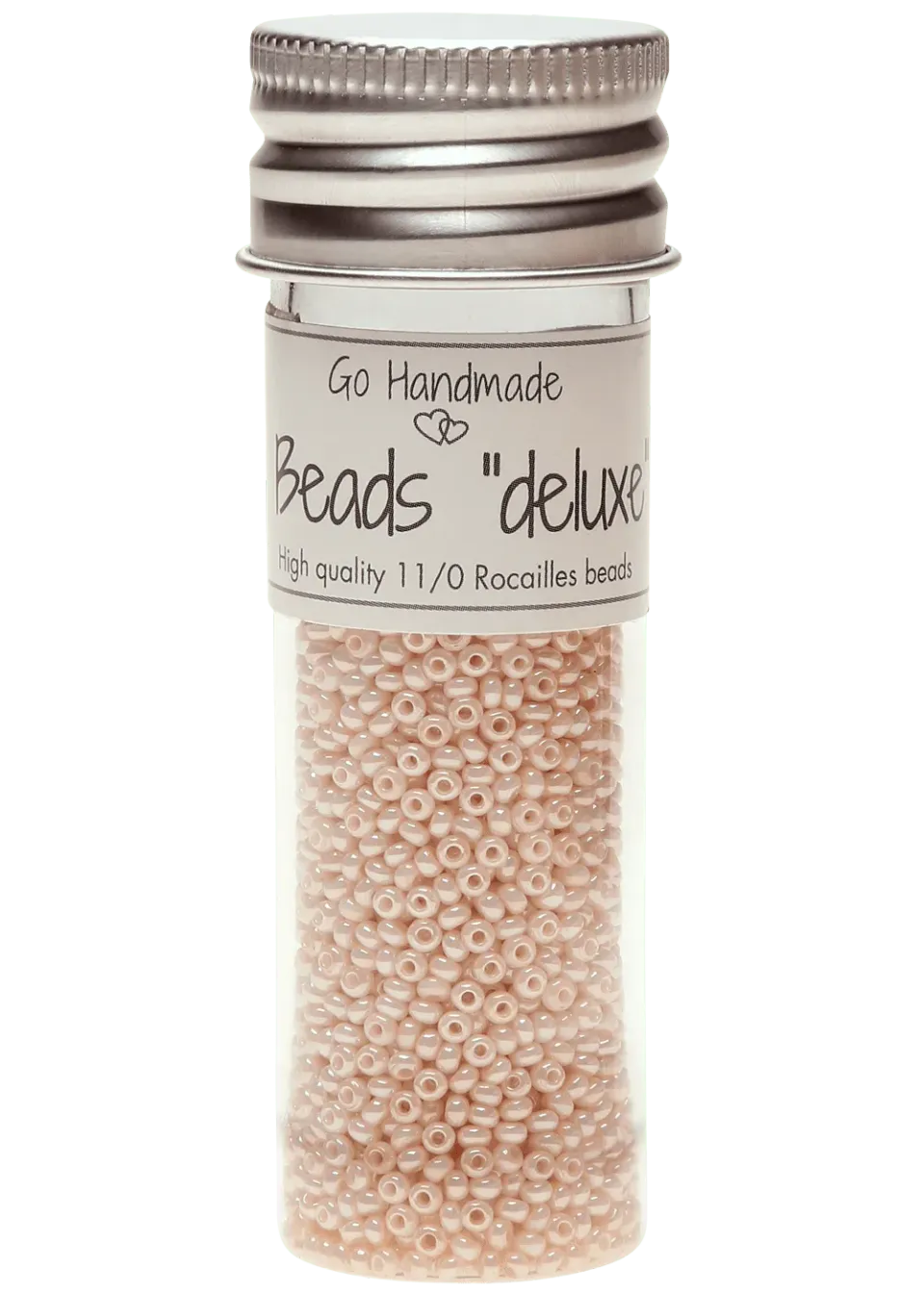 Go Handmade Glass Beads Vanilla Glasperlen 30g 2mm