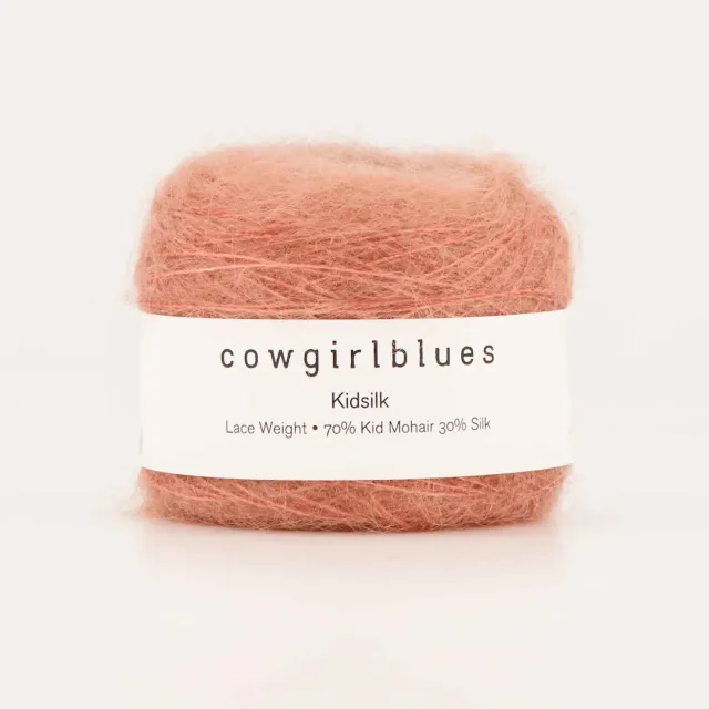 Cowgirlblues Kidsilk Terracotta Seidengarn handgefärbt