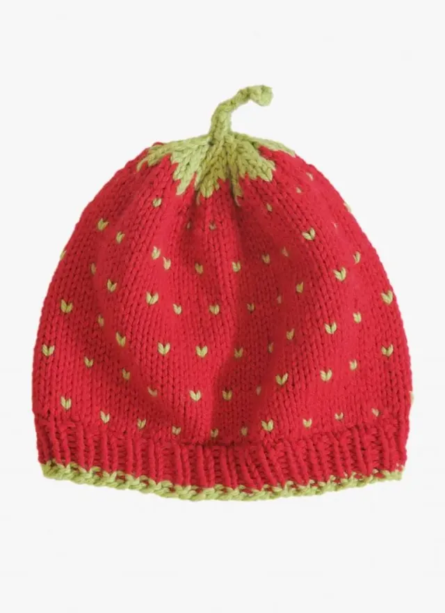 Blue Sky Fibers Very Berry Hat Strickanleitung Mütze