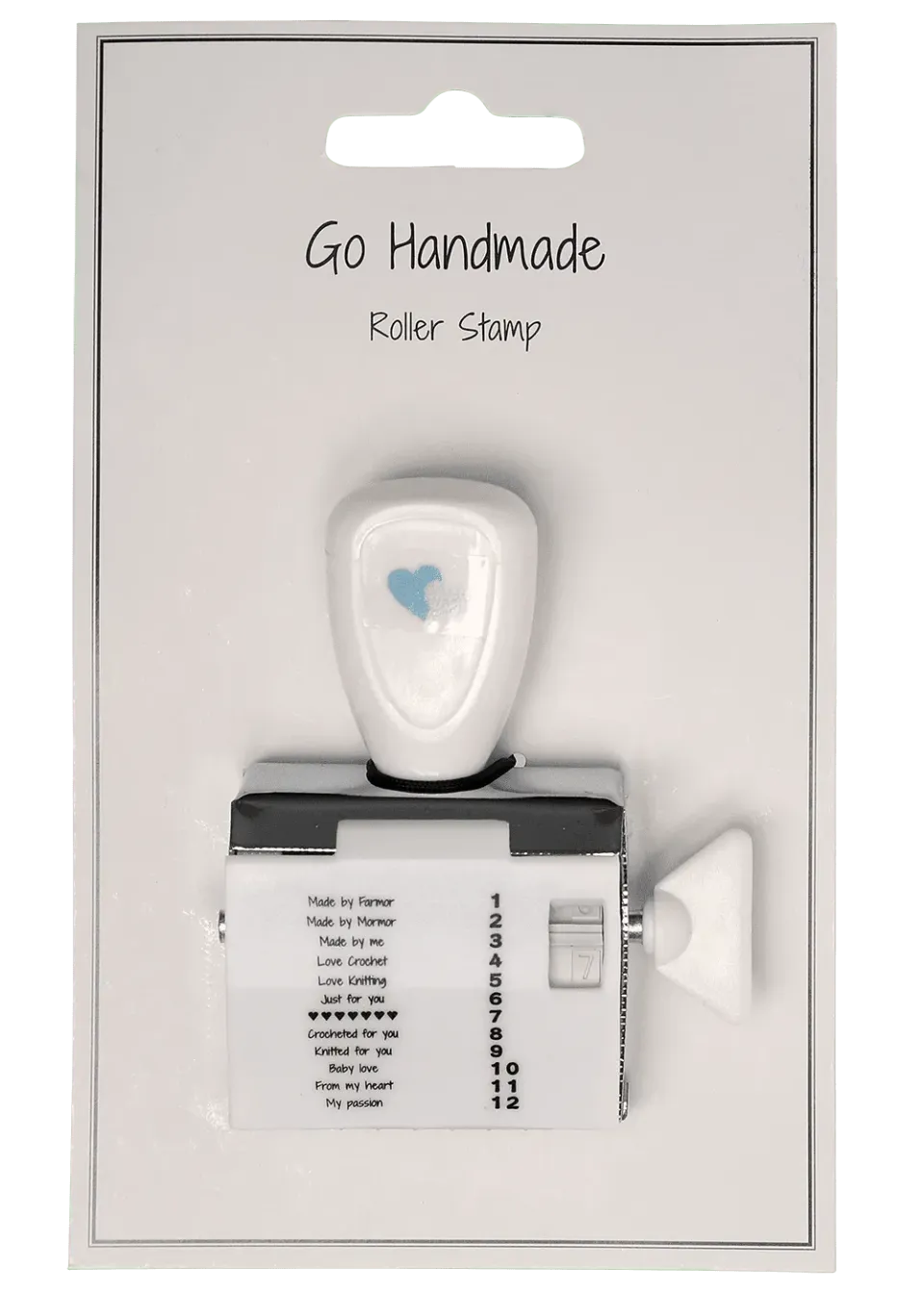 Go Handmade Stamp Scandinavian Stempel mit 12 Wechseltexten