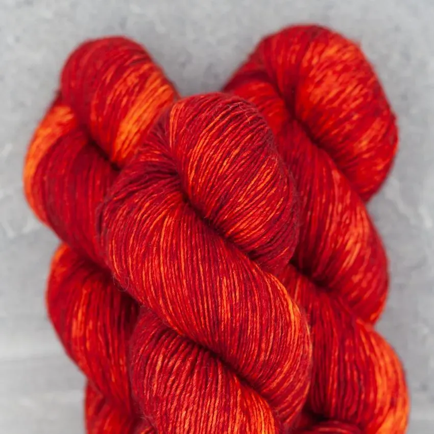Madelinetosh Pashmina Carolina Reaper Wolle 1 Strang Merino