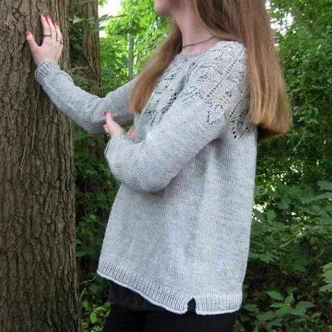 Madelinetosh Nouchali Strickanleitung Pullover PDF