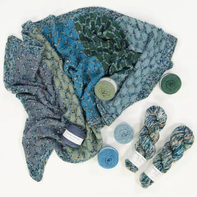 Cowgirlblues Beehive Baby Blanket Strickset Wolle
