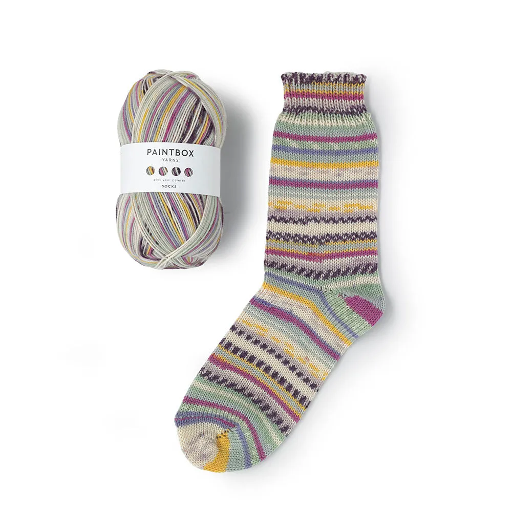 Paintbox Yarns Socks Sockengarn 5er Pack Zebra Classic Wolle