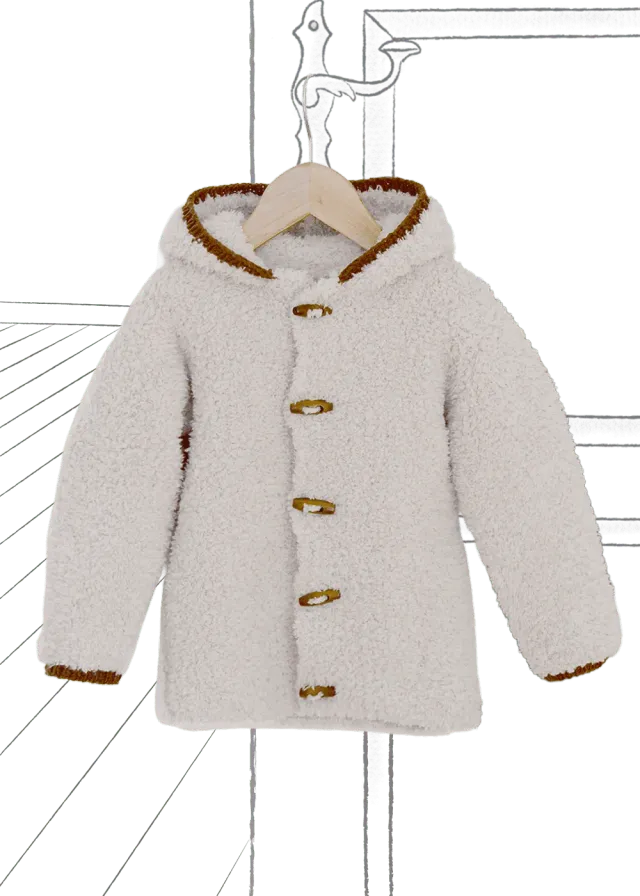 Go Handmade Teddy Hättejakke Strickanleitung 1-12 Jahre