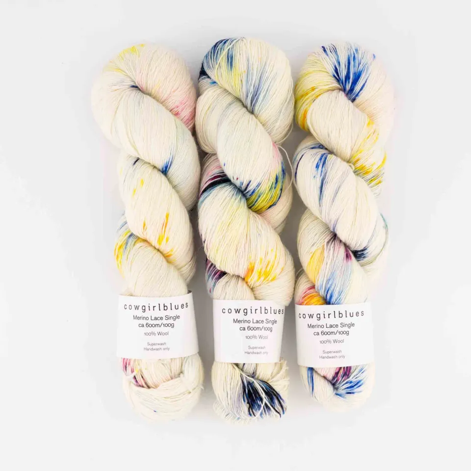 Cowgirlblues Merino Lace Carly Simon Lacegarn Blaumix