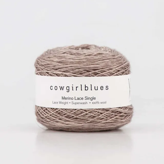 Cowgirlblues Merino Lace Wolle Sable 50g handgefärbt