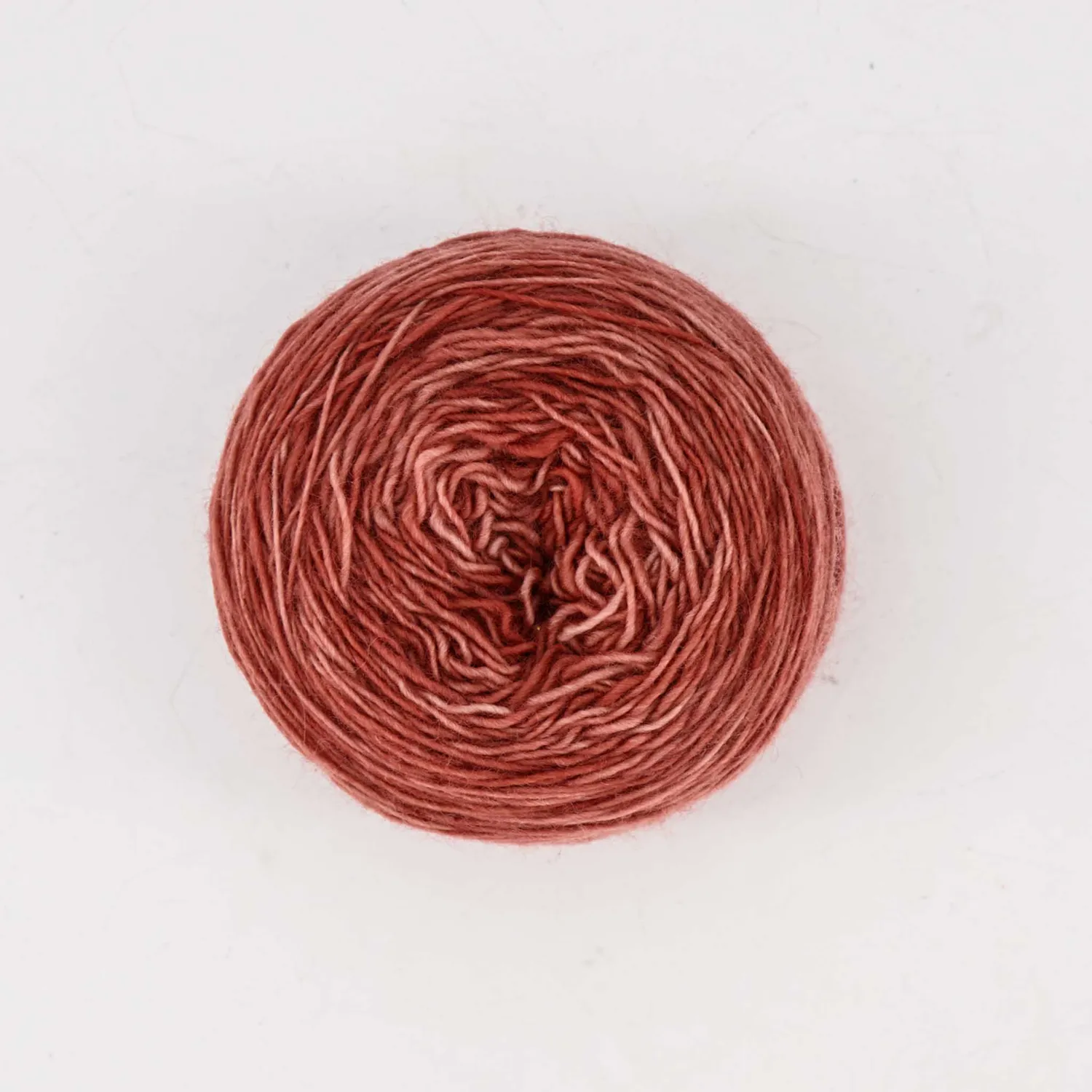 Cowgirlblues Merino Lace Wolle Terracotta handgefärbt