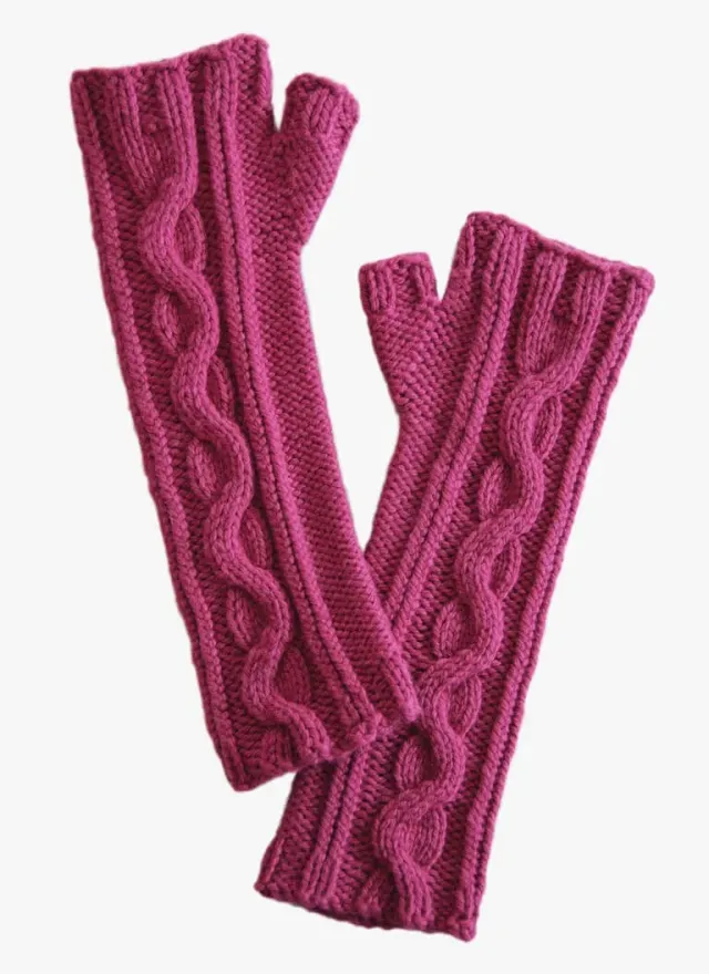 Blue Sky Fibers Venus Mitts Strickanleitung Stulpen