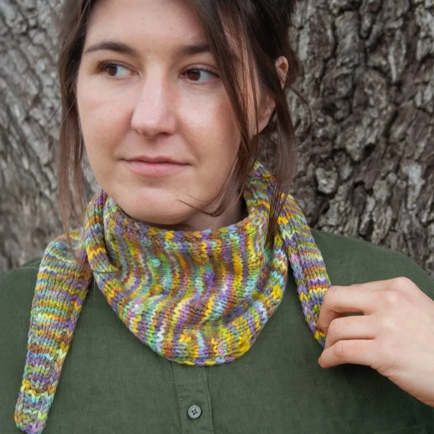 Madelinetosh Brazos Bandana Strickanleitung PDF Halstuch