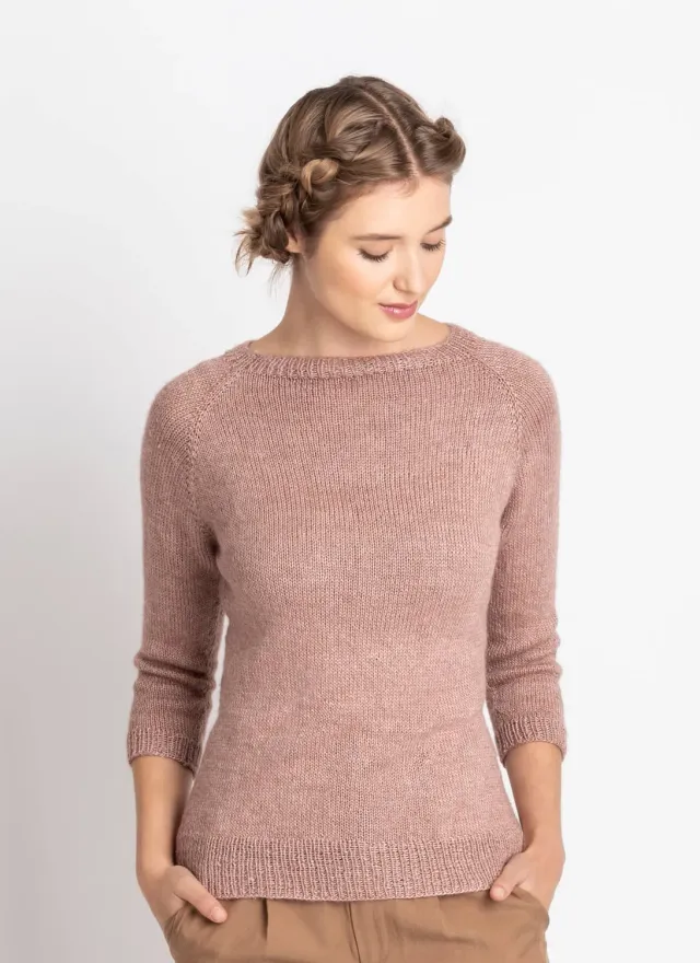 Blue Sky Fibers Montrose Pullover Strickanleitung Top-Down