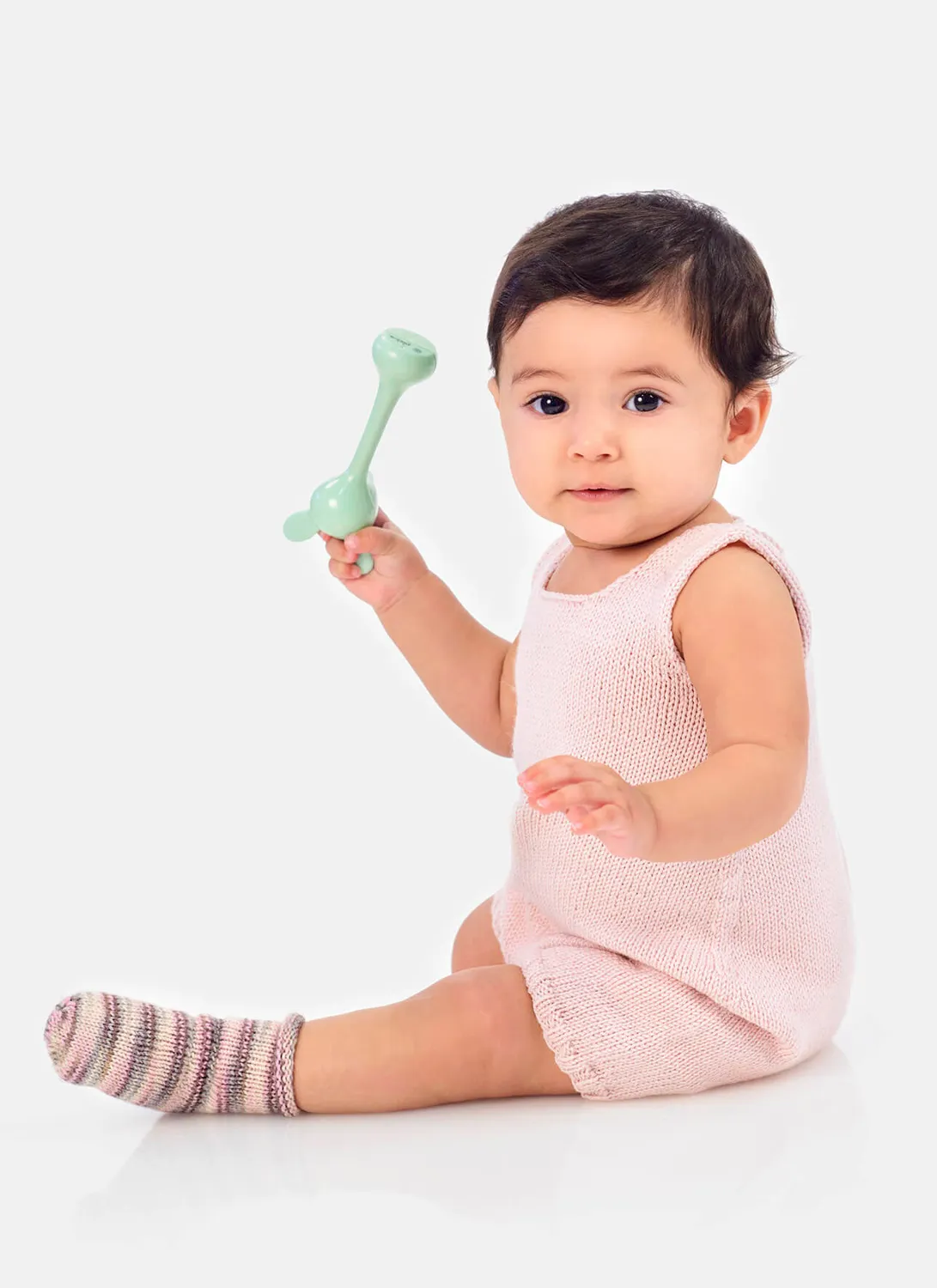 Blue Sky Fibers Classic Roundabout Romper Strickanleitung 9821 Baby