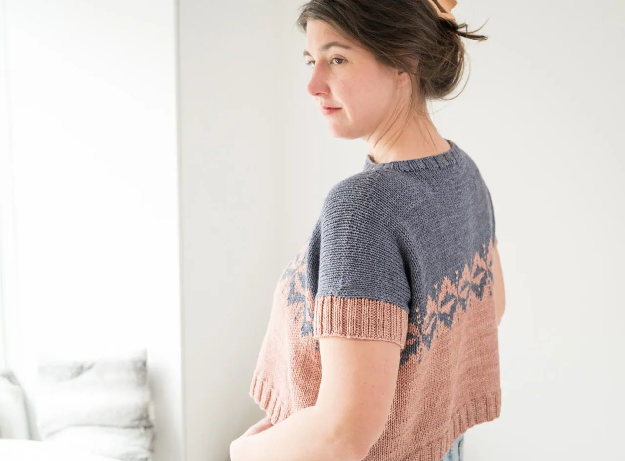 Madelinetosh Morning Ritual Top Strickanleitung PDF DK