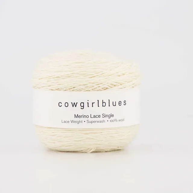 Cowgirlblues Merino Lace Natural Lacegarn ungefärbt