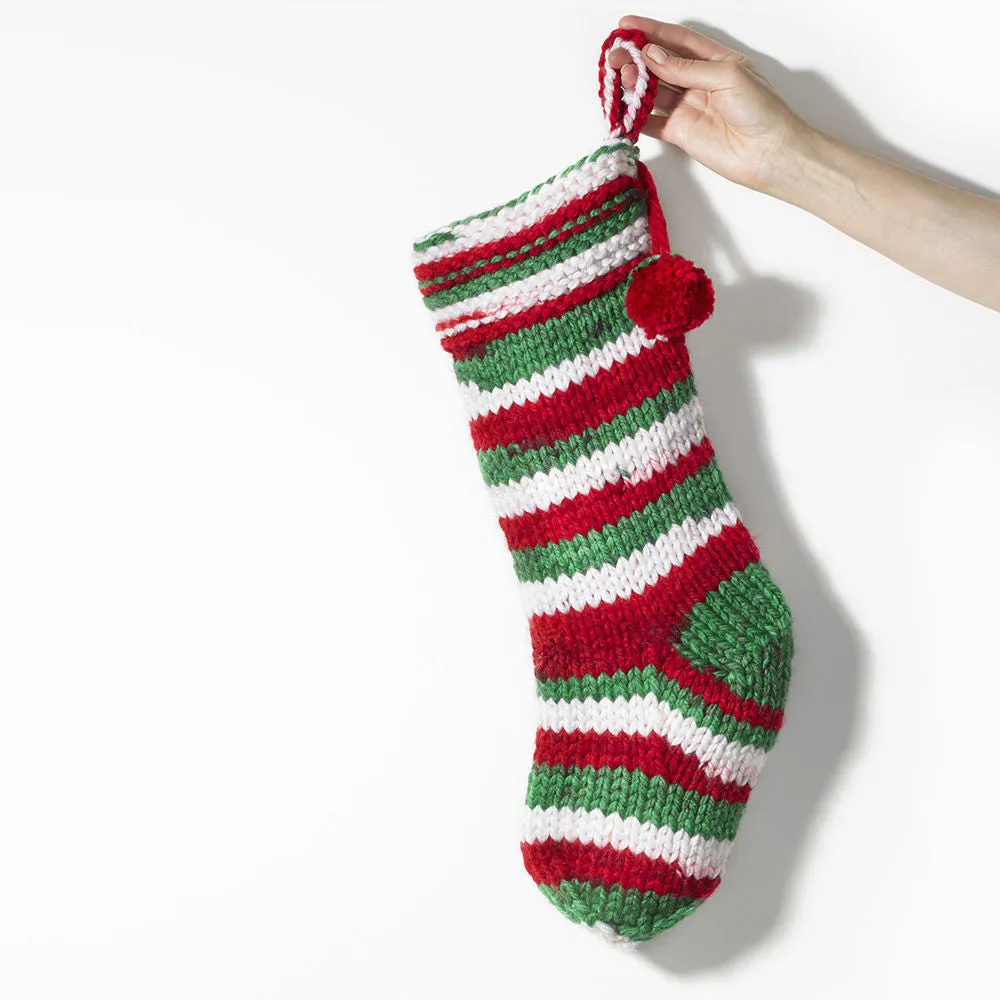 Paintbox Yarns Christmas Project Wolle Strumpf Streifen