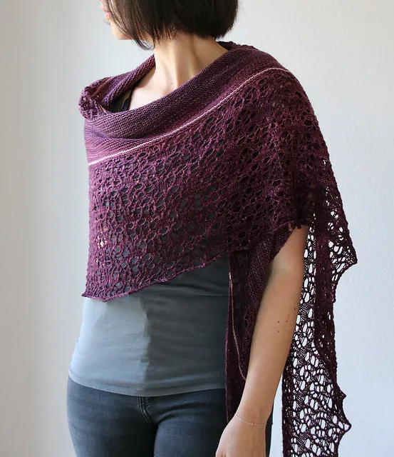 Madelinetosh Together Apart Anleitung PDF Tuch