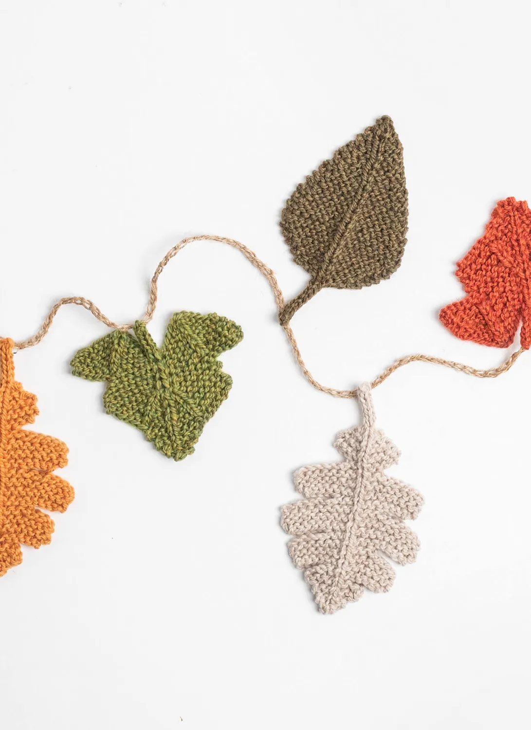 Blue Sky Fibers Fall Leaves Strickanleitung Herbstdeko Gratis