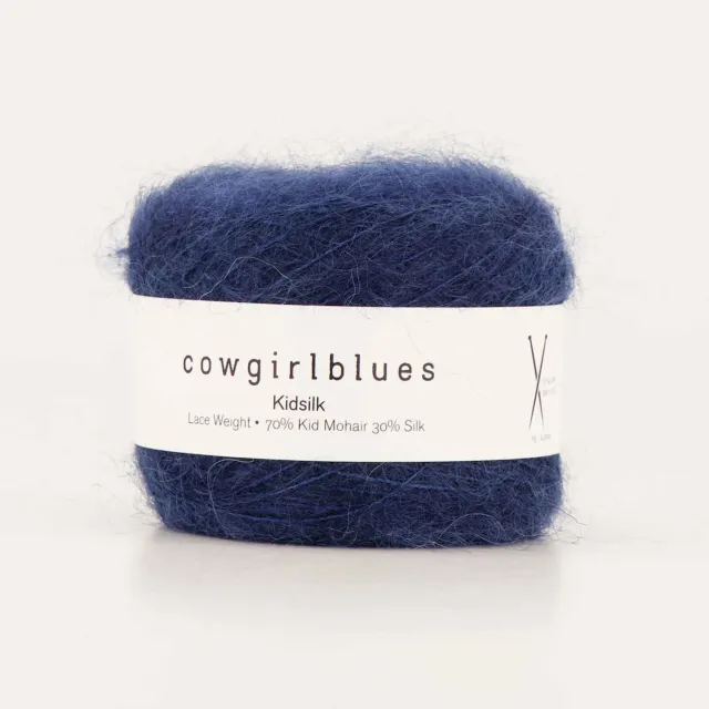 Cowgirlblues Kidsilk Indigo Wolle Knäuel uni