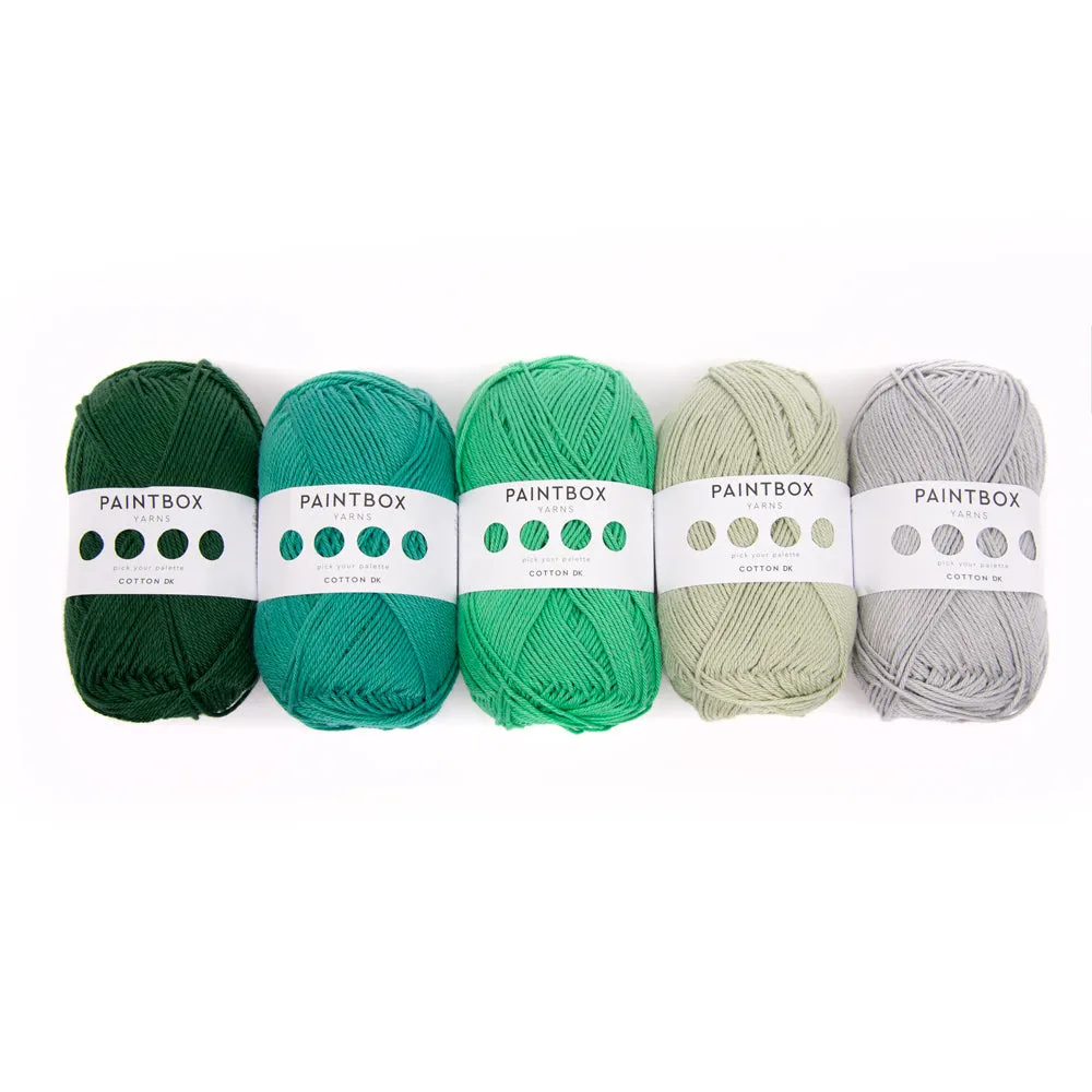Paintbox Yarns Cotton DK Garn 5x50g Ombré-Set Verlauf