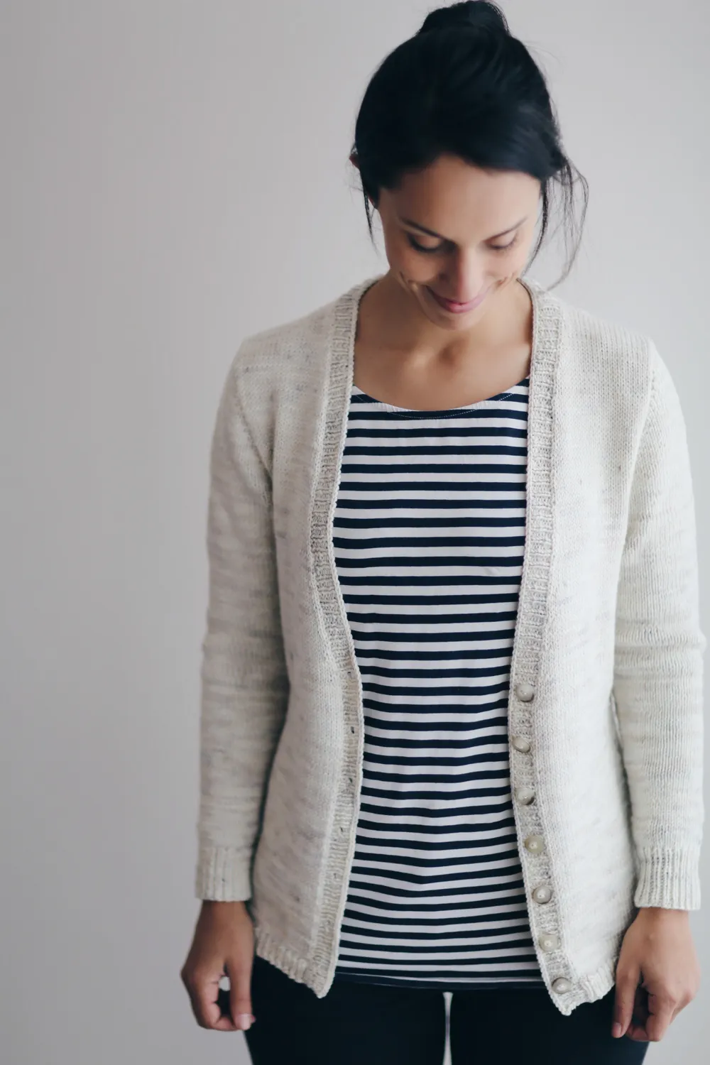 Madelinetosh Milkshake Cardigan Strickanleitung PDF Top-down