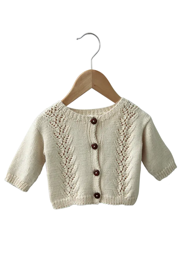 Go Handmade Cardigan Lace Strickanleitung 3-6 Monate