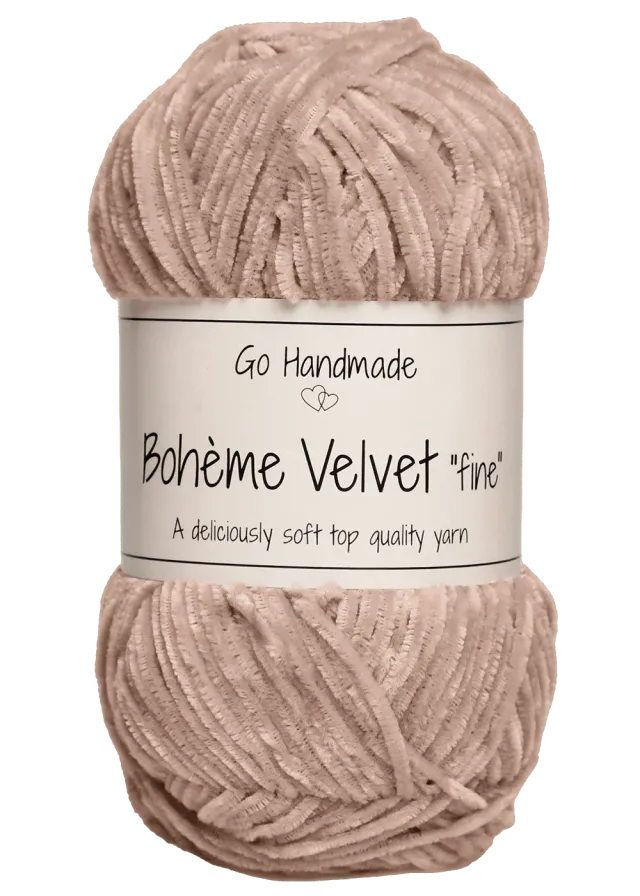 Go Handmade Bohème Velvet fine Samtgarn 50g 190m Polyester
