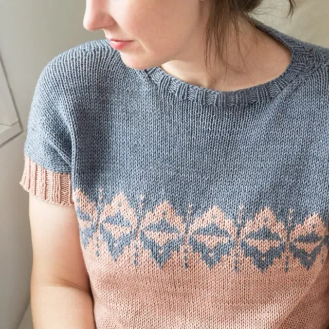 Madelinetosh Morning Ritual Top Strickanleitung PDF DK