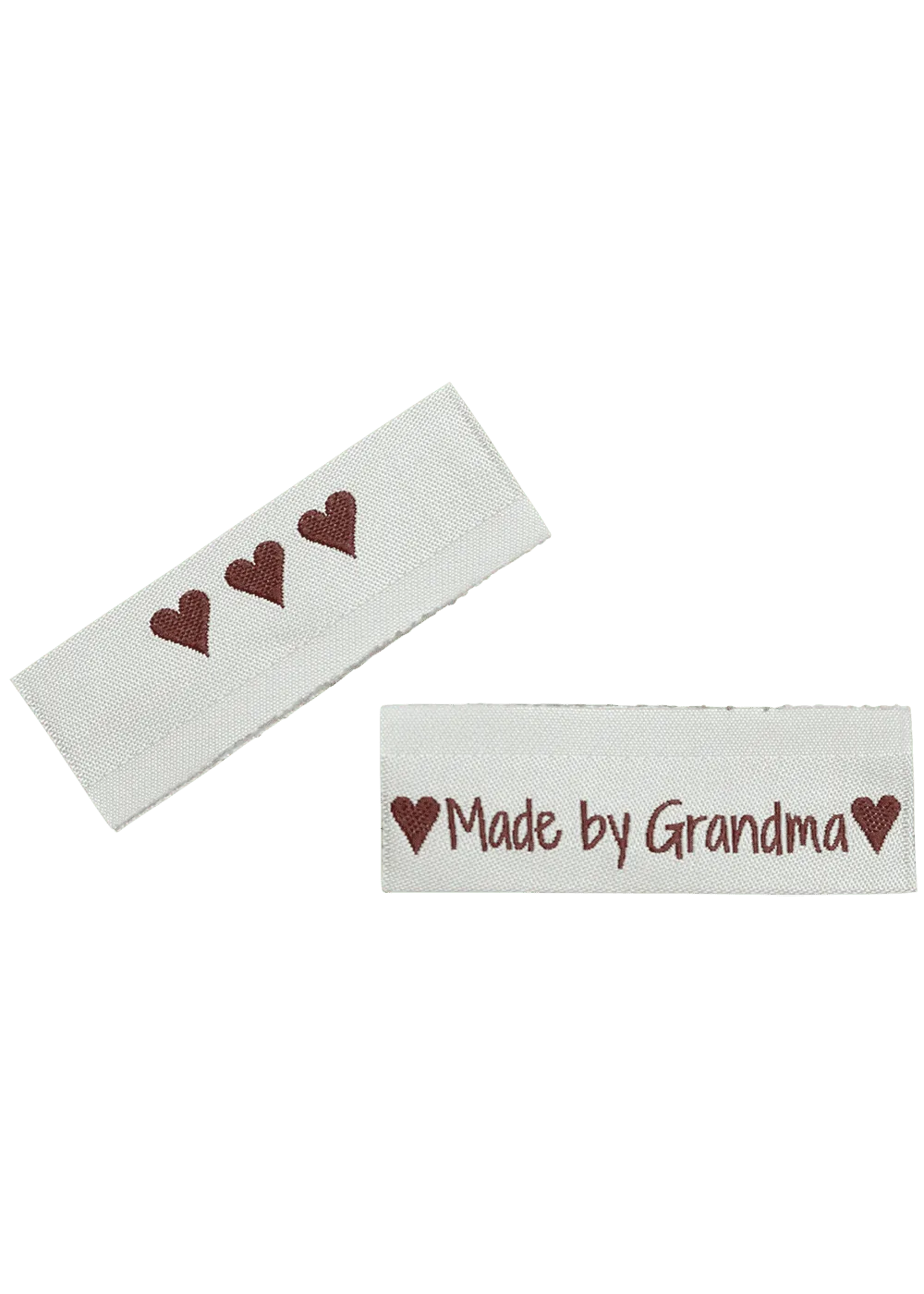 Go Handmade Made by Grandma Weblabel Sky Blue 50x11,5 mm 10 Stk