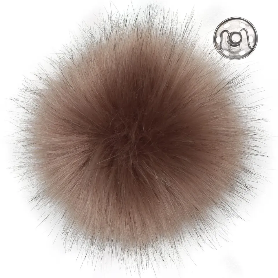 Go Handmade Pompon Bommel Knopf Gross 13cm Fell