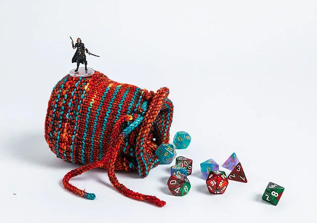 Madelinetosh Dragon Scale Dice Bag Strickanleitung PDF