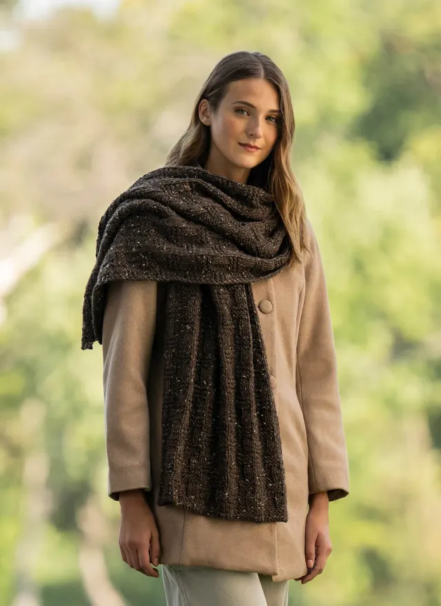 Blue Sky Fibers Classic Espresso Wrap Strickanleitung 202620