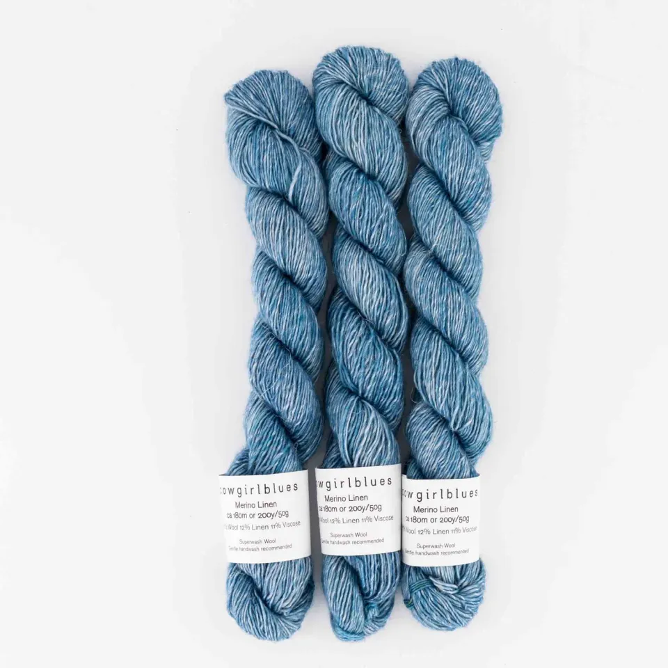 Cowgirlblues Merino Linen Seagrass Wolle 50g hell