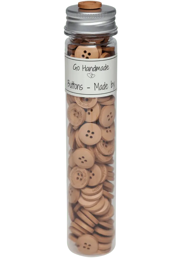 Go Handmade Handmade with Love Knöpfe 18 mm 145 Stück