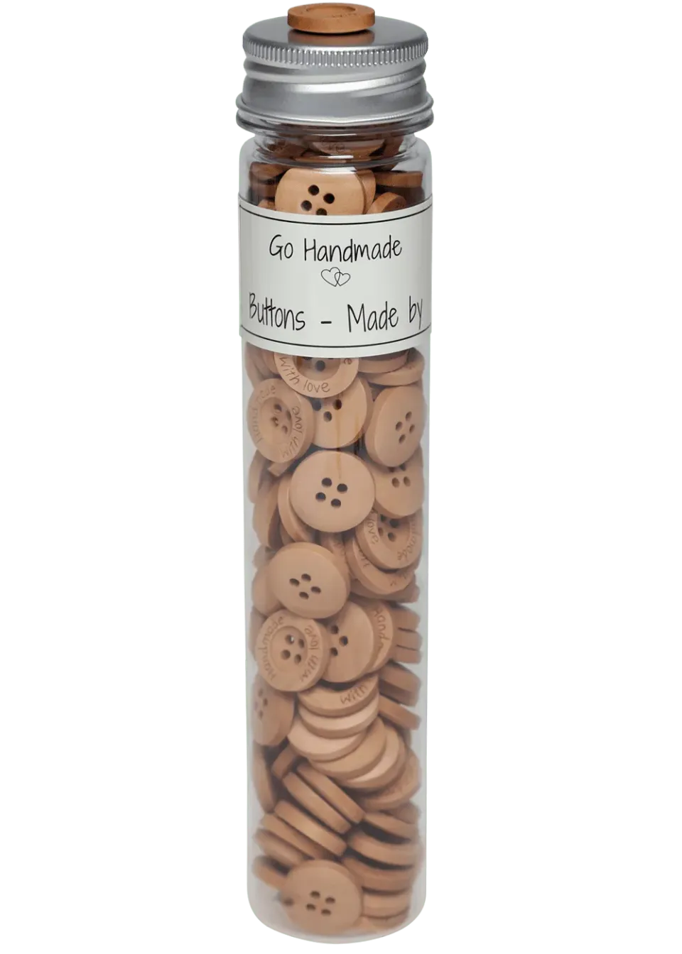 Go Handmade Handmade with Love Knöpfe 18mm 145 Stück