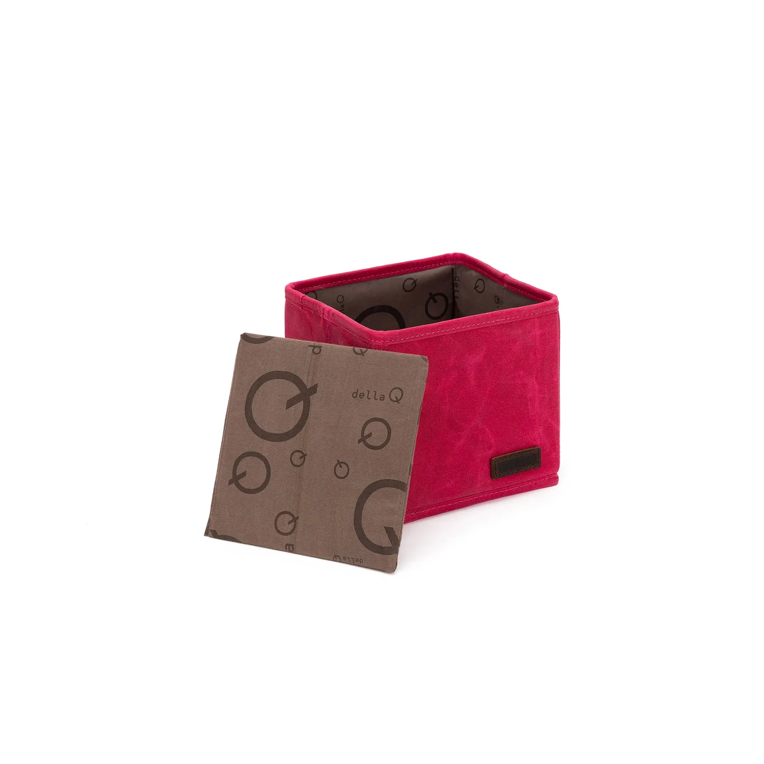 della Q Makers Canvas Cubbies Organizer Vivid Rose 2er-Set
