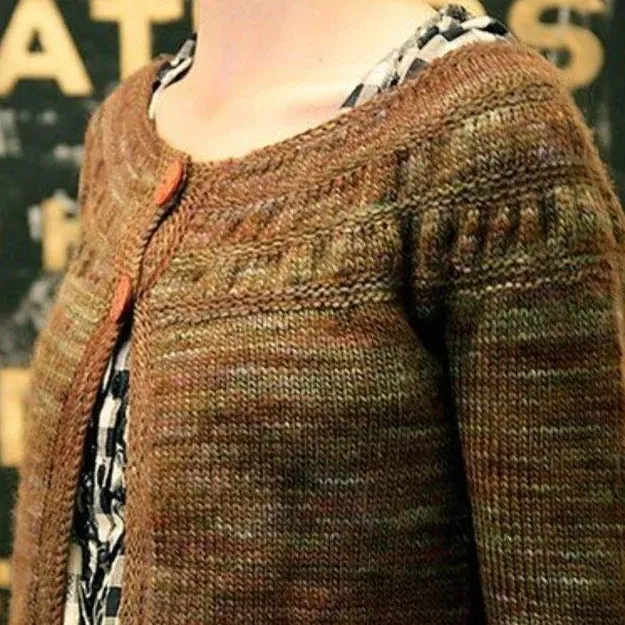 Madelinetosh Tea Leaves Cardigan Strickanleitung PDF Tosh Vintage