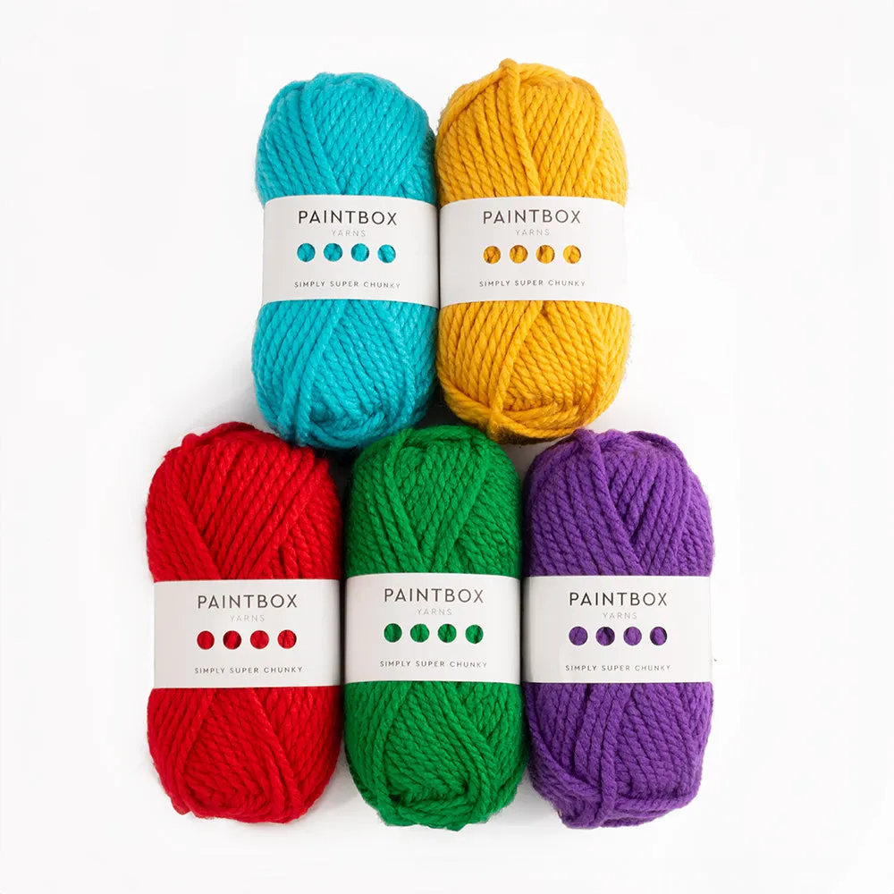 Paintbox Yarns Simply Super Chunky Acrylgarn Harmony 5x100g