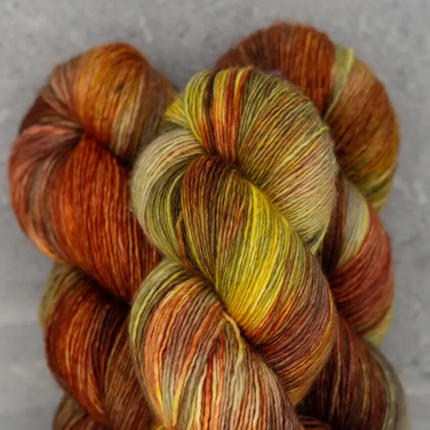 Madelinetosh Woolcycle Sport Auburn Afternoon Wolle 1 Strang
