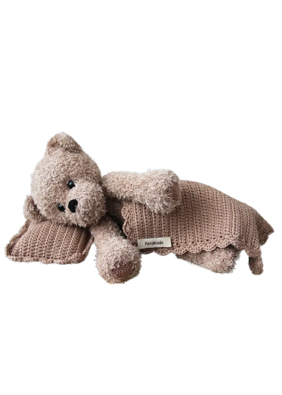Go Handmade Basse Teddy Häkelset mit Decke