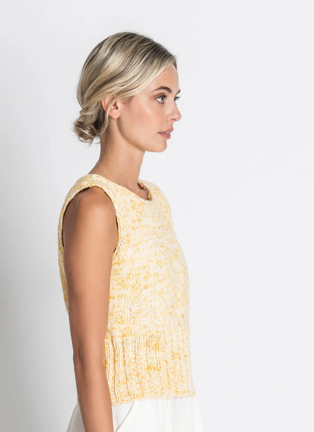 Blue Sky Fibers Tulsa Tank Strickanleitung Top für den Sommer