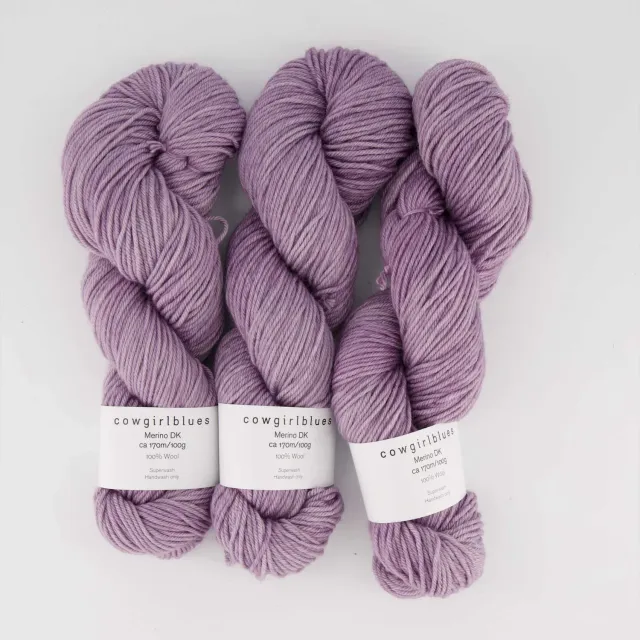 Cowgirlblues Merino DK Orchid Blush Wolle handgefärbt