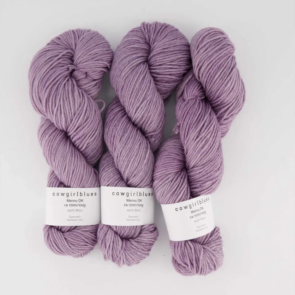 Cowgirlblues Merino DK Orchid Blush Wolle handgefärbt