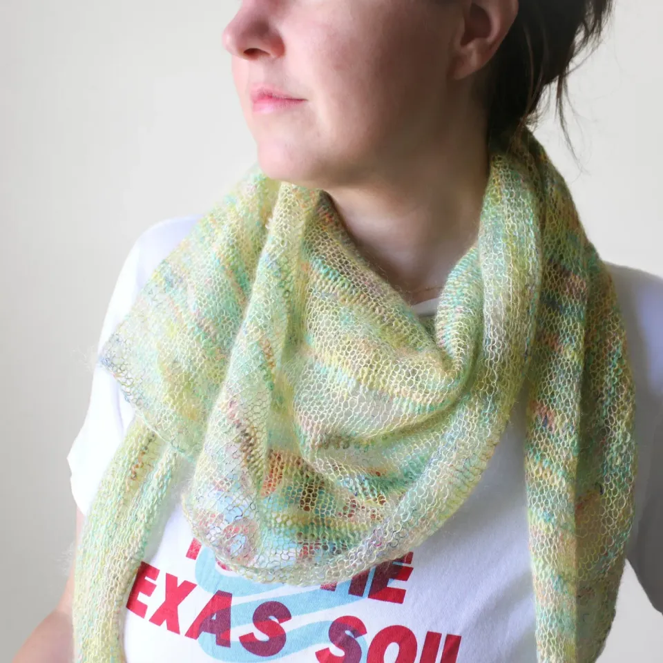 Madelinetosh Ossa Dreieckstuch Strickanleitung PDF