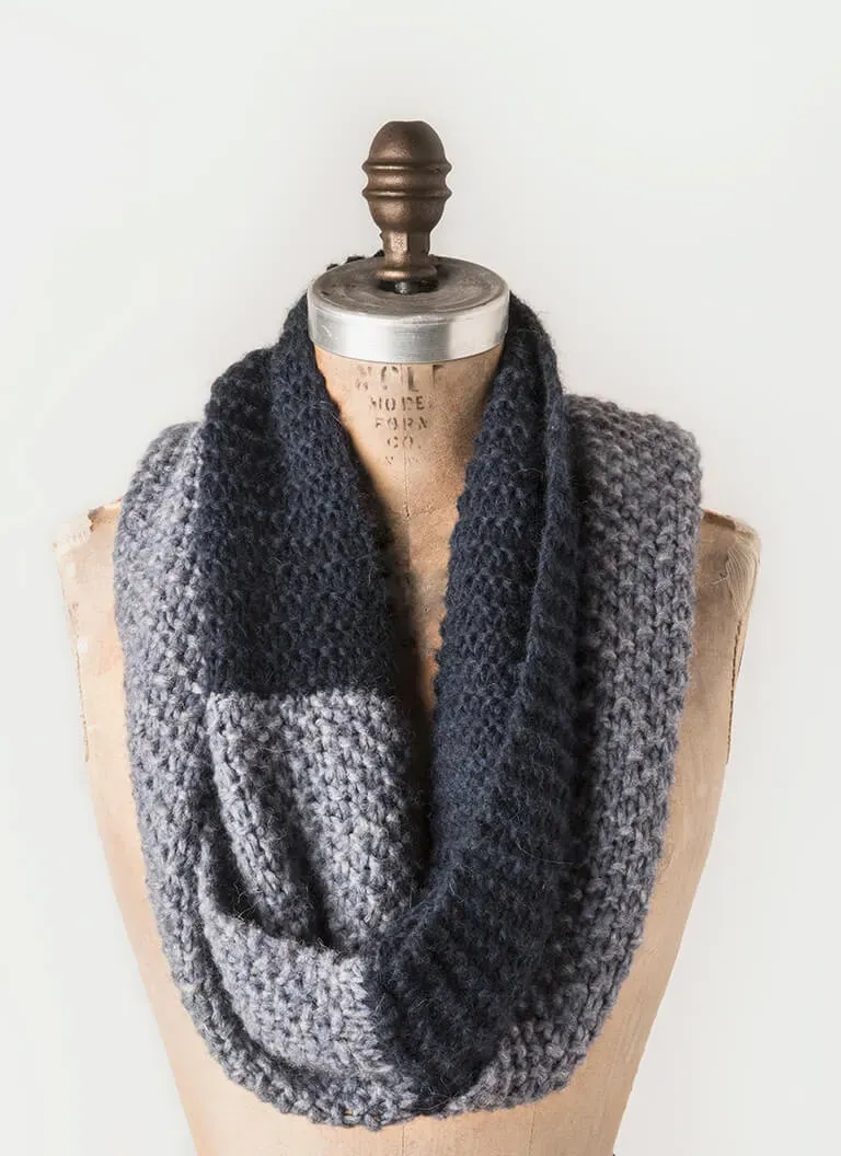 Blue Sky Fibers Classic Nevis Cowl Loop Strickanleitung PDF