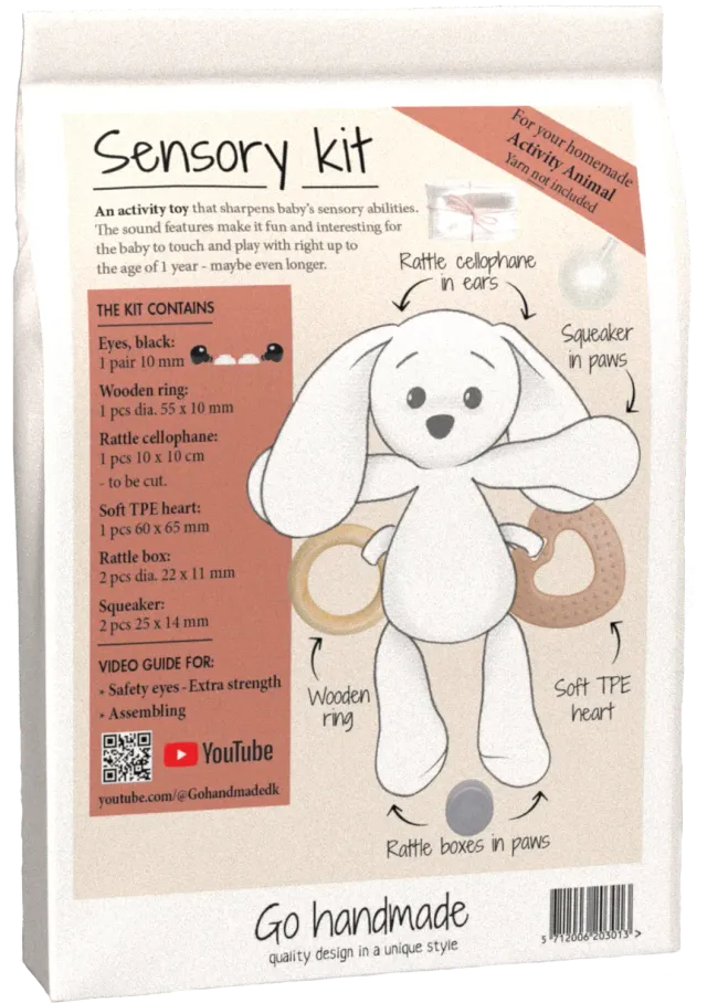 Go Handmade Activity Animal Sensory Kit Rasselset