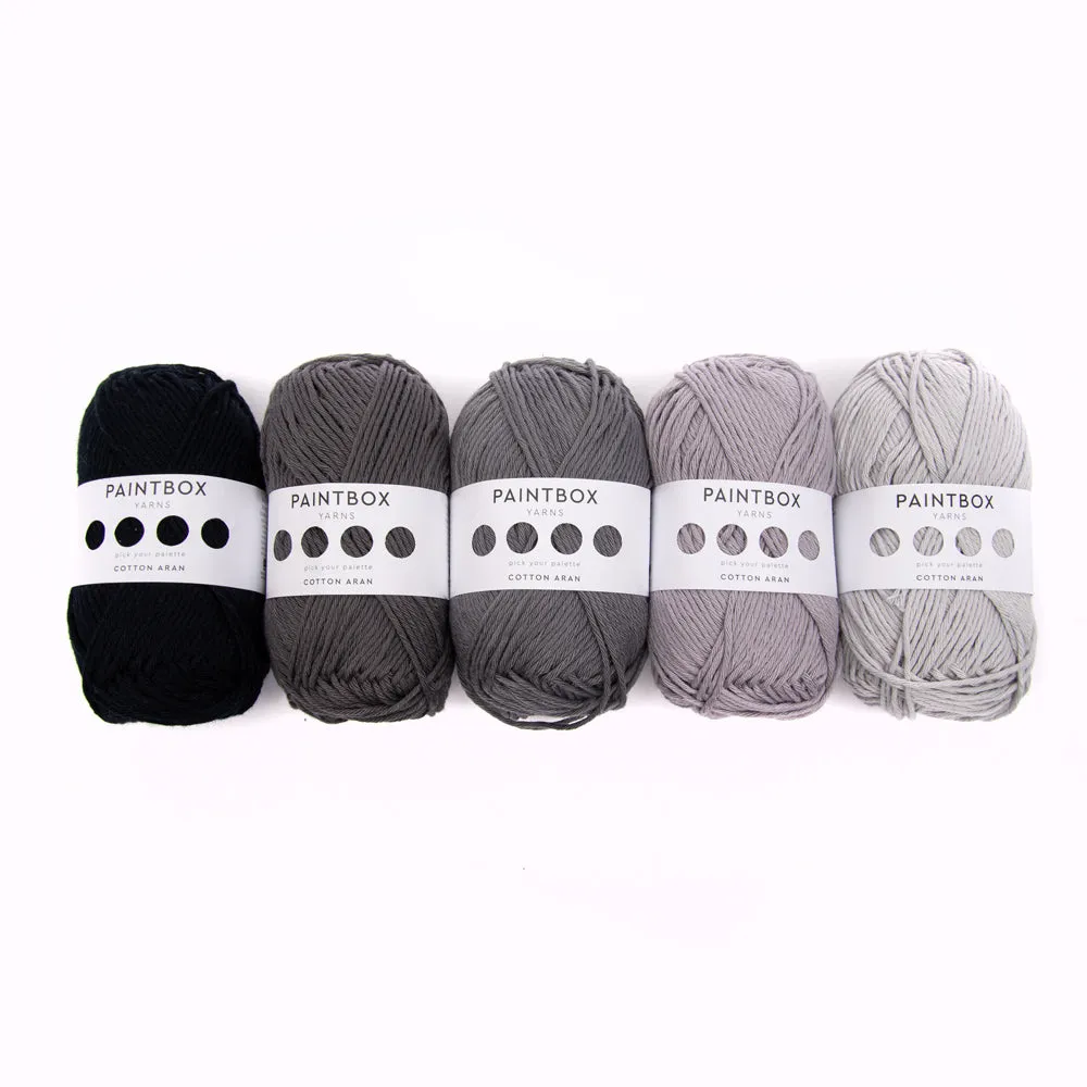 Paintbox Yarns Cotton Aran Garn Ombre 5x50g Verlauf