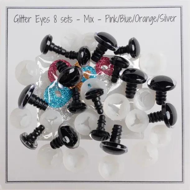 Go Handmade Glitter Eyes Sicherheitsaugen 20+25mm