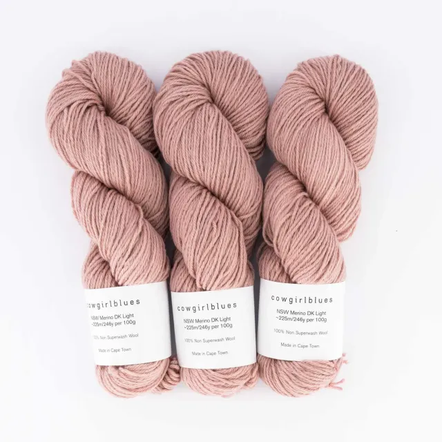 Cowgirlblues NSW Merino DK Wolle Faded Rose 100g