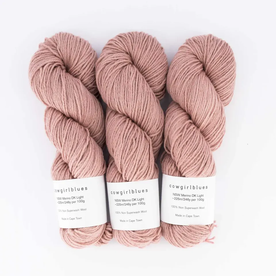 Cowgirlblues NSW Merino DK Wolle Faded Rose 100g